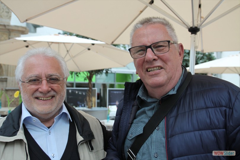 Peter Meyer und Heiner Bourgett